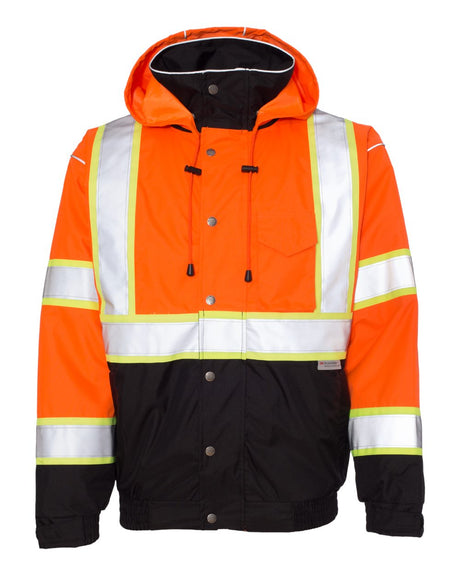 Kishigo Unisex Premium Brilliant Series® Bomber Jacket. JS119-120 - Orange