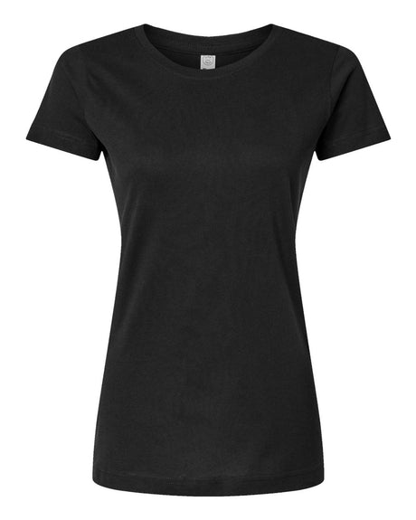 LAT Women's Fine Jersey Tee. 3516 - Black