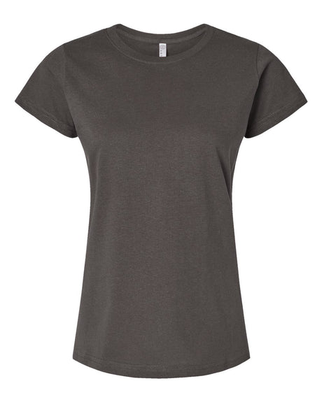 LAT Women's Fine Jersey Tee. 3516 - Charcoal
