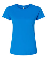 LAT Women's Fine Jersey Tee. 3516 - Cobalt