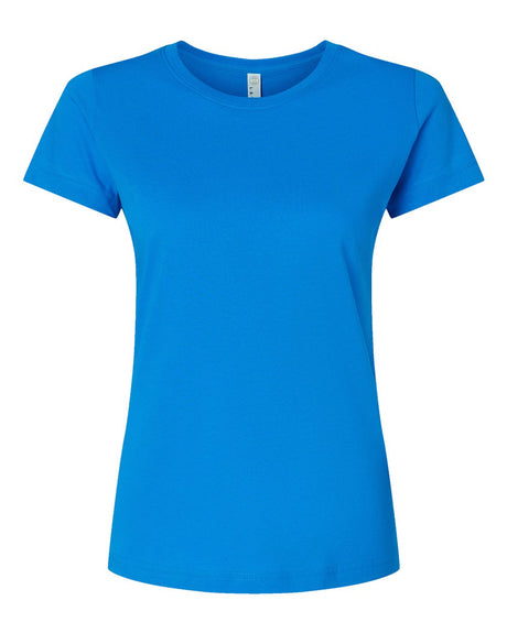 LAT Women's Fine Jersey Tee. 3516 - Cobalt