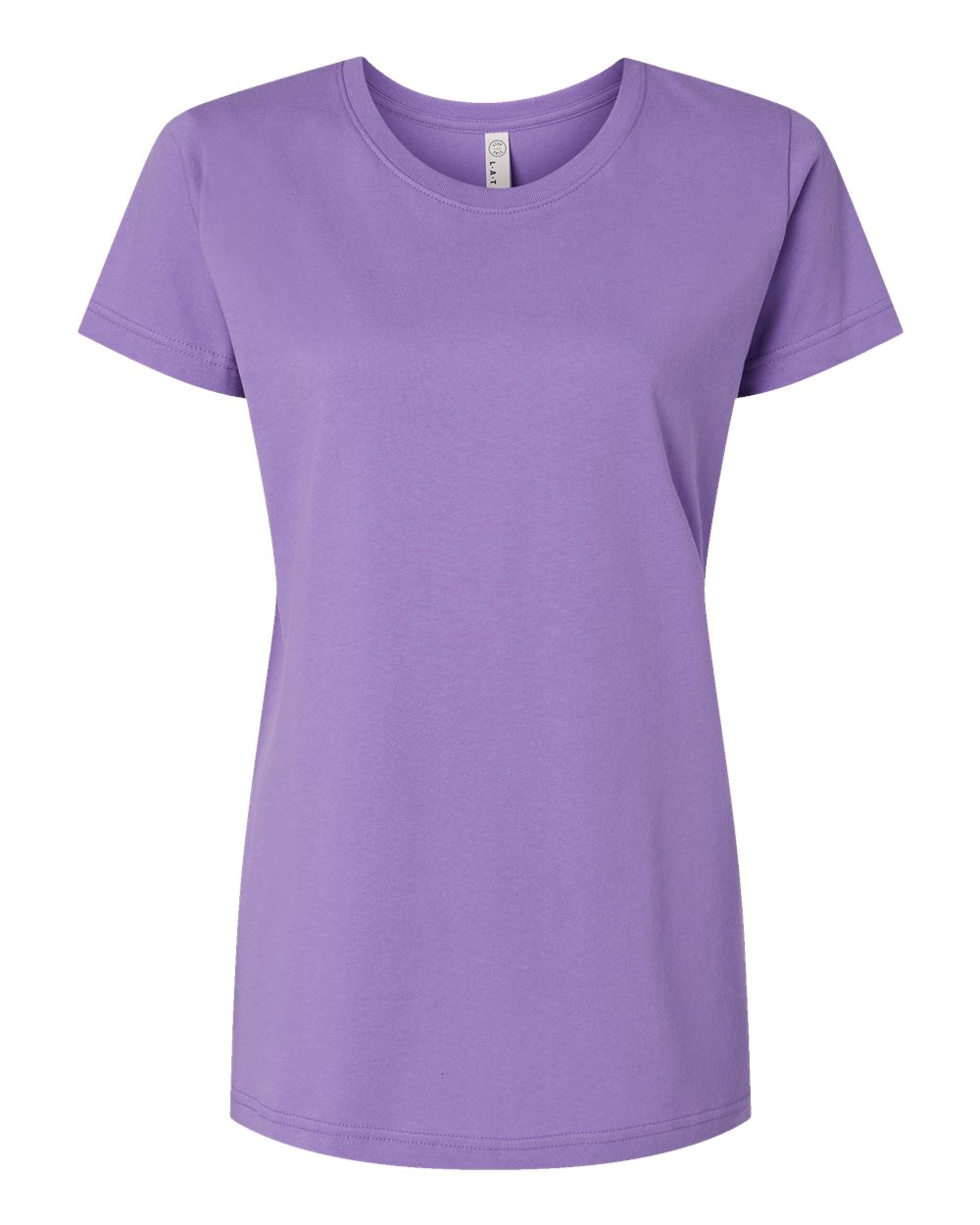 LAT Women's Fine Jersey Tee. 3516 - Lavender