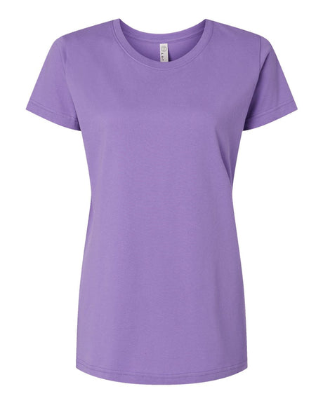 LAT Women's Fine Jersey Tee. 3516 - Lavender