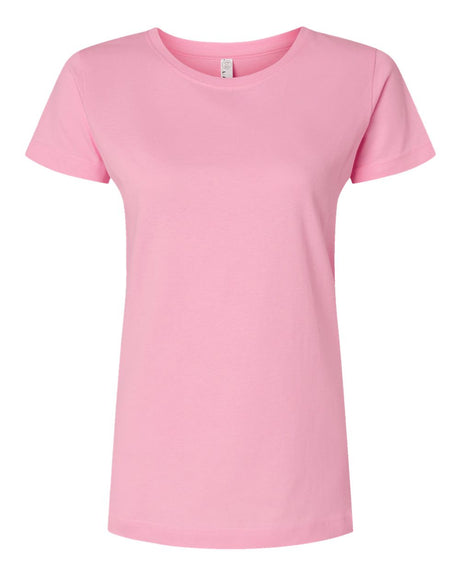 LAT Women's Fine Jersey Tee. 3516 - Pink