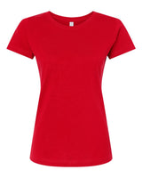LAT Women's Fine Jersey Tee. 3516 - Red