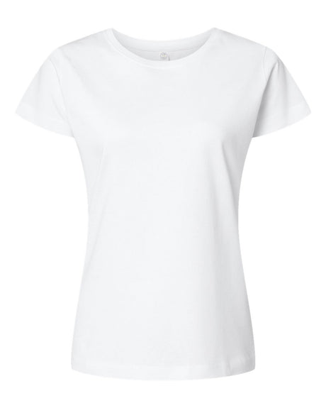 LAT Women's Fine Jersey Tee. 3516 - White