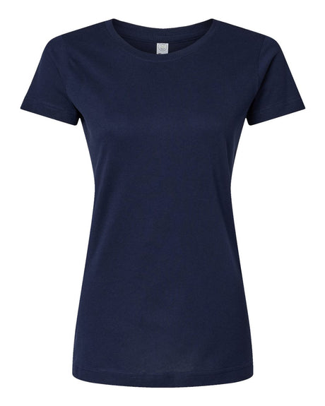 LAT Women's Fine Jersey Tee. 3516 - Navy