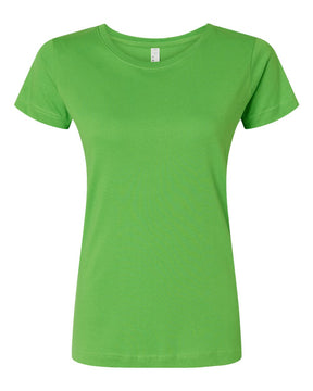 LAT Women's Fine Jersey Tee. 3516 - Apple