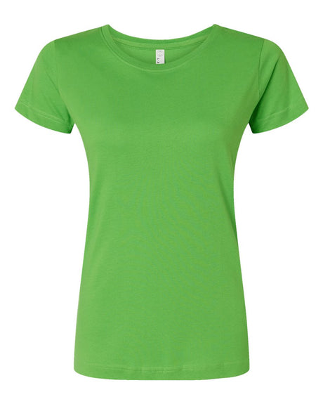 LAT Women's Fine Jersey Tee. 3516 - Apple