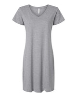 LAT Women's Fine Jersey V-Neck Coverup. 3522 - Heather