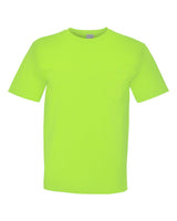 Bayside Unisex USA-Made Midweight Pocket T-Shirt. 5070 - Lime Green