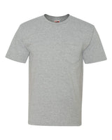 Bayside Unisex USA-Made Midweight Pocket T-Shirt. 5070 - Dark Ash