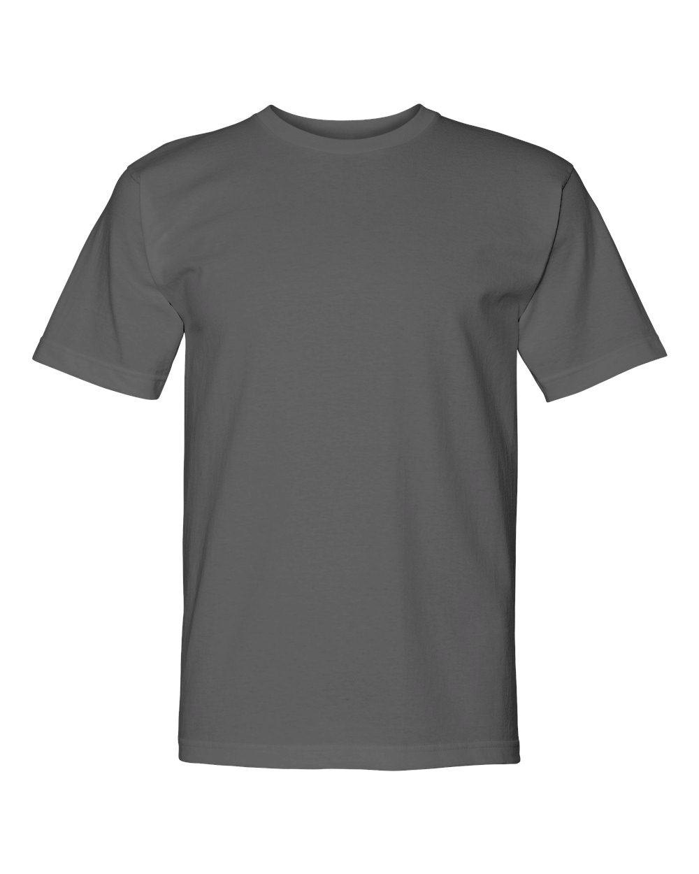 Bayside Unisex USA-Made Midweight T-Shirt. 5040 - Charcoal