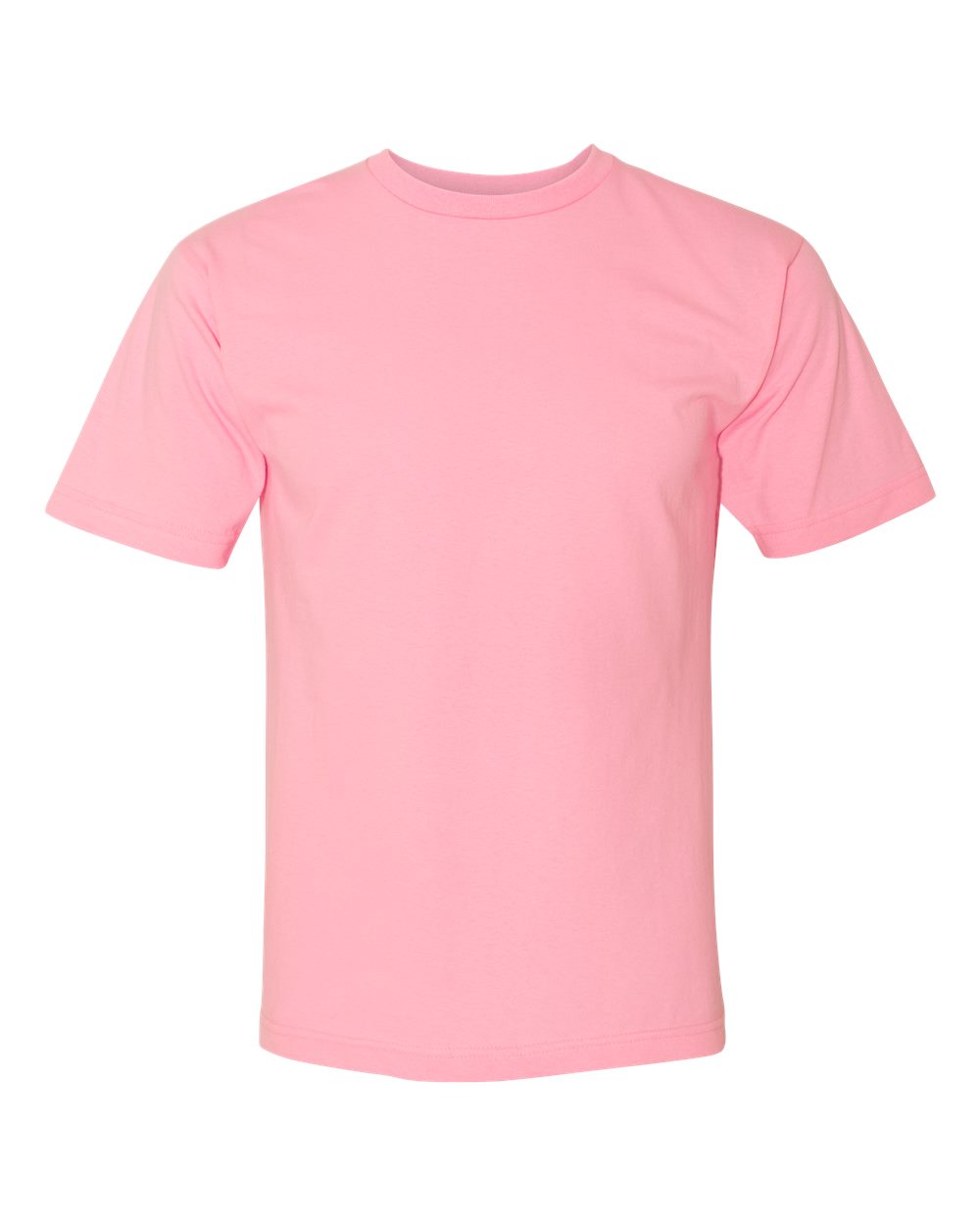 Bayside Unisex USA-Made Midweight T-Shirt. 5040 - Pink