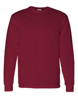 Gildan Unisex Heavy Cotton™ Long Sleeve T-Shirt. 5400 - Cardinal Red