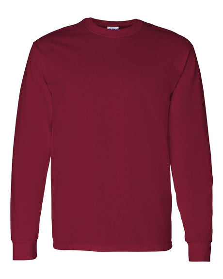 Gildan Unisex Heavy Cotton™ Long Sleeve T-Shirt. 5400 - Cardinal Red