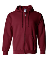 Gildan Unisex Heavy Blend™ Full-Zip Hooded Sweatshirt. 18600 - Cardinal Red