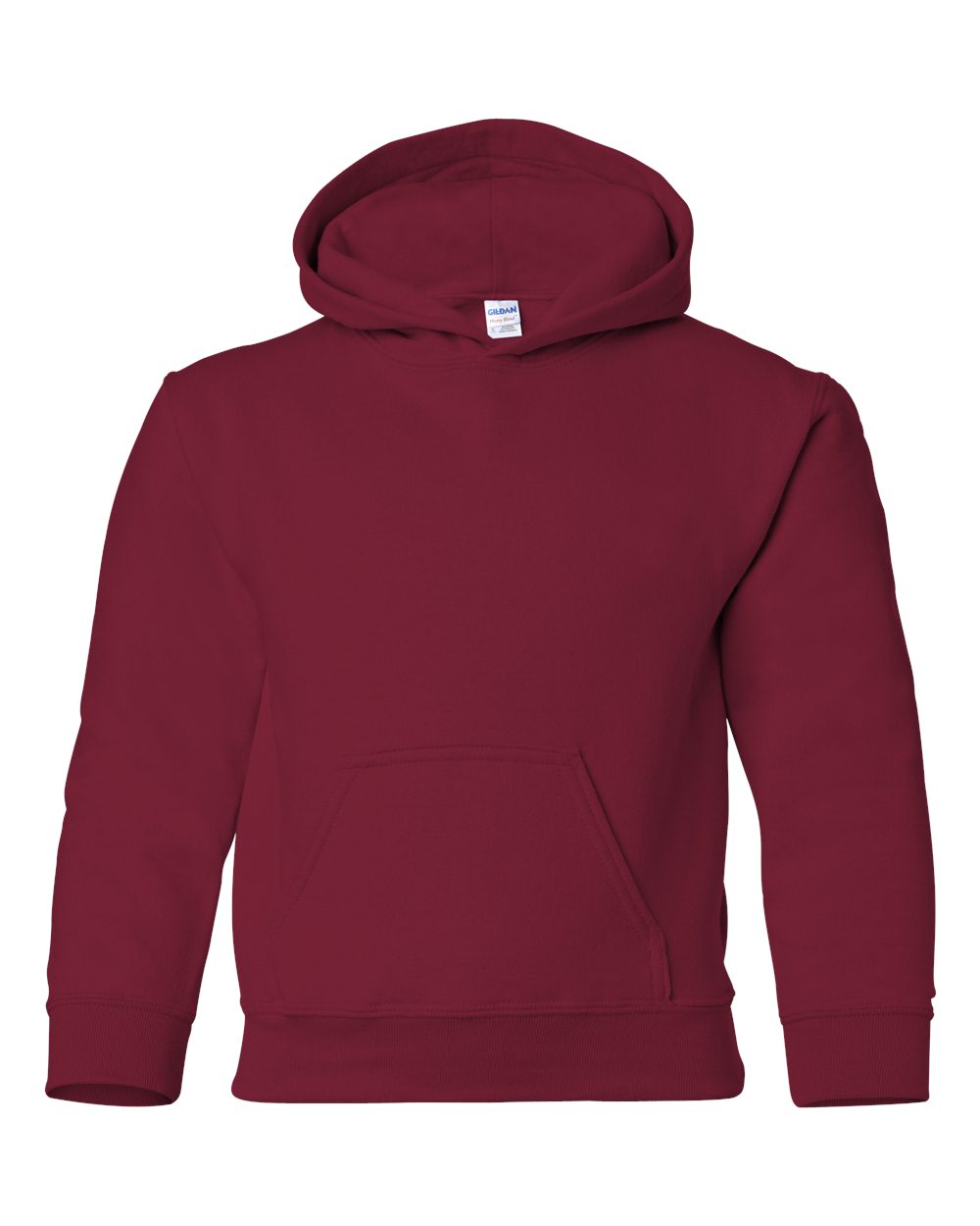 Gildan Youth Heavy Blend™ Hooded Sweatshirt. 18500B - Cardinal Red