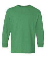 Gildan Youth Heavy Cotton™ Long Sleeve T-Shirt. 5400B - Irish Green