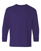 Gildan Youth Heavy Cotton™ Long Sleeve T-Shirt. 5400B - Purple