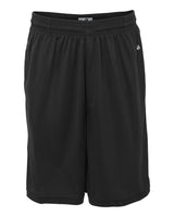 Badger Men's B-Core 10" Shorts with Pockets. 4119 - Black