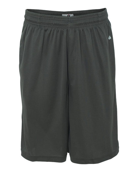 Badger Men's B-Core 10" Shorts with Pockets. 4119 - Graphite