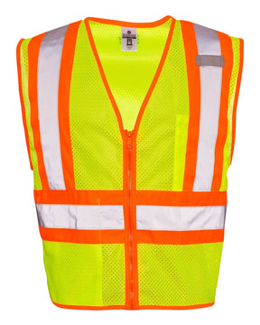 Kishigo Unisex Ultra-Cool™ Contrasting Mesh Vest. 1055-1056 - Lime
