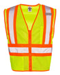 Kishigo Unisex Ultra-Cool™ Contrasting Mesh Vest. 1055-1056 - Lime