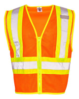 Kishigo Unisex Ultra-Cool™ Contrasting Mesh Vest. 1055-1056 - Orange