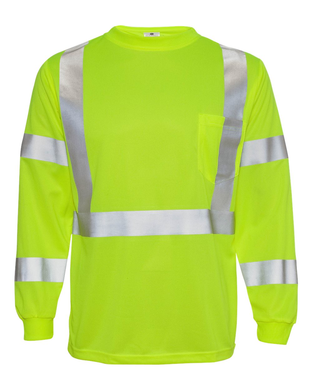 Kishigo Unisex Long Sleeve Class 3 T-Shirt. 9145-9146 - Lime