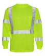 Kishigo Unisex Long Sleeve Class 3 T-Shirt. 9145-9146 - Lime