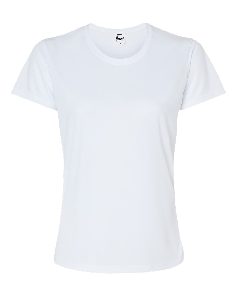 C2 Sport Women’s Performance T-Shirt. 5600 - White