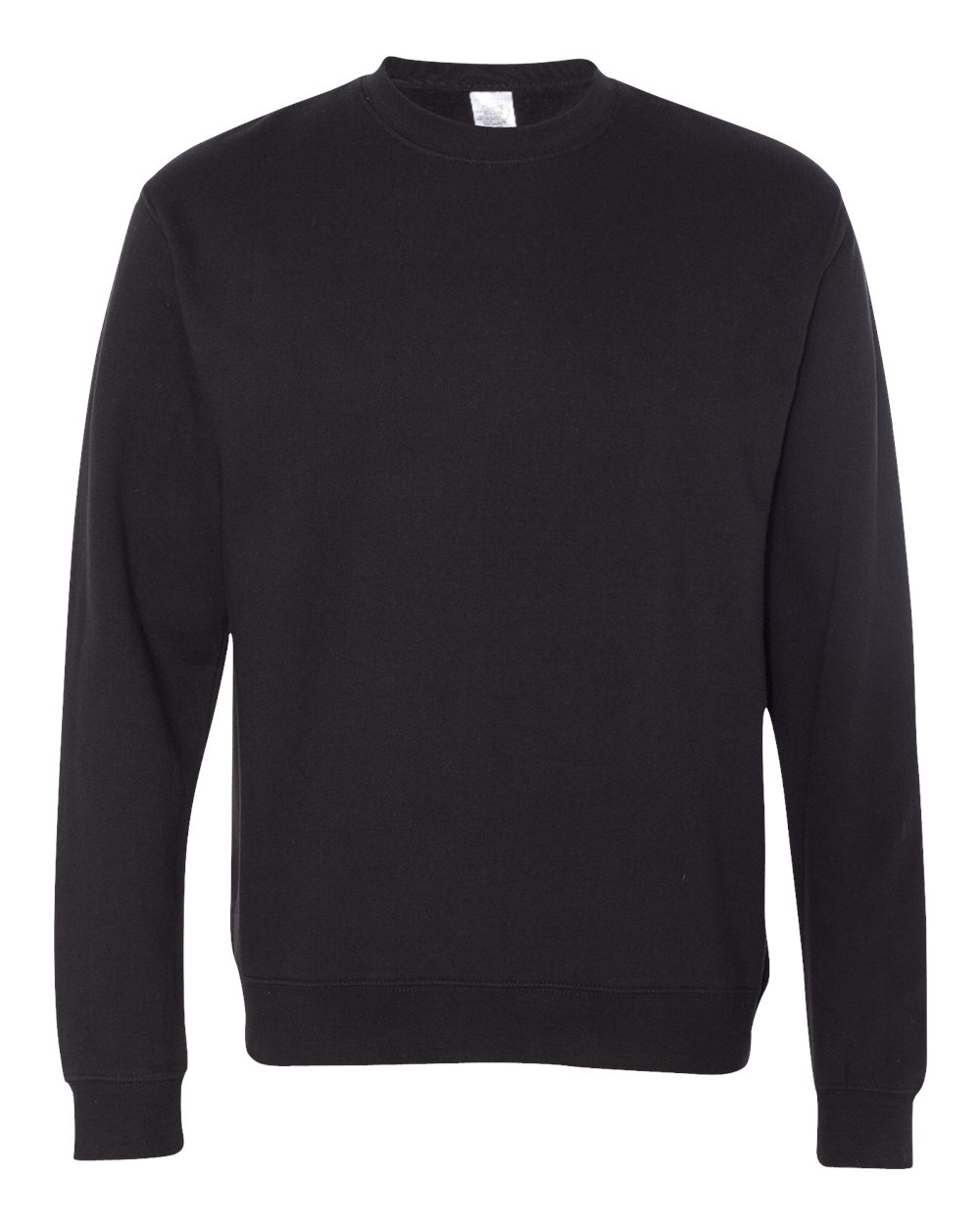 Independent Trading Co. Unisex Midweight Crewneck Sweatshirt. SS3000 - Black