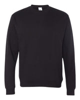Independent Trading Co. Unisex Midweight Crewneck Sweatshirt. SS3000 - Black