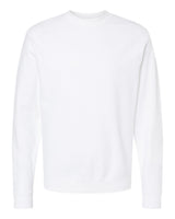 Independent Trading Co. Unisex Midweight Crewneck Sweatshirt. SS3000 - White