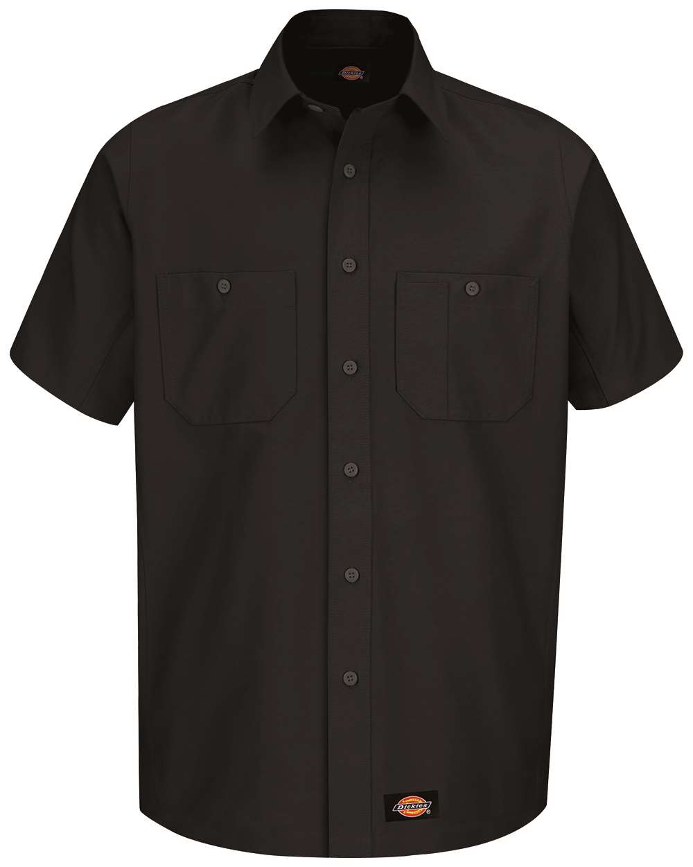 Dickies Men's Short Sleeve Work Shirt. WS20 - Black