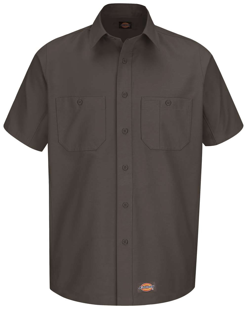 Dickies Men's Short Sleeve Work Shirt. WS20 - Charcoal