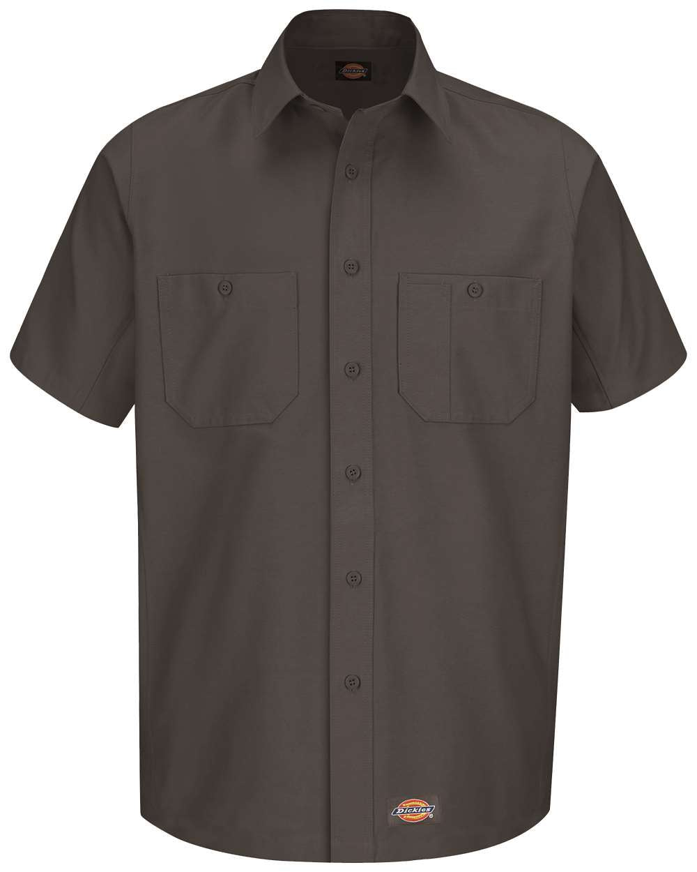 Dickies Men's Tall Short Sleeve Work Shirt. WS20T - Charcoal