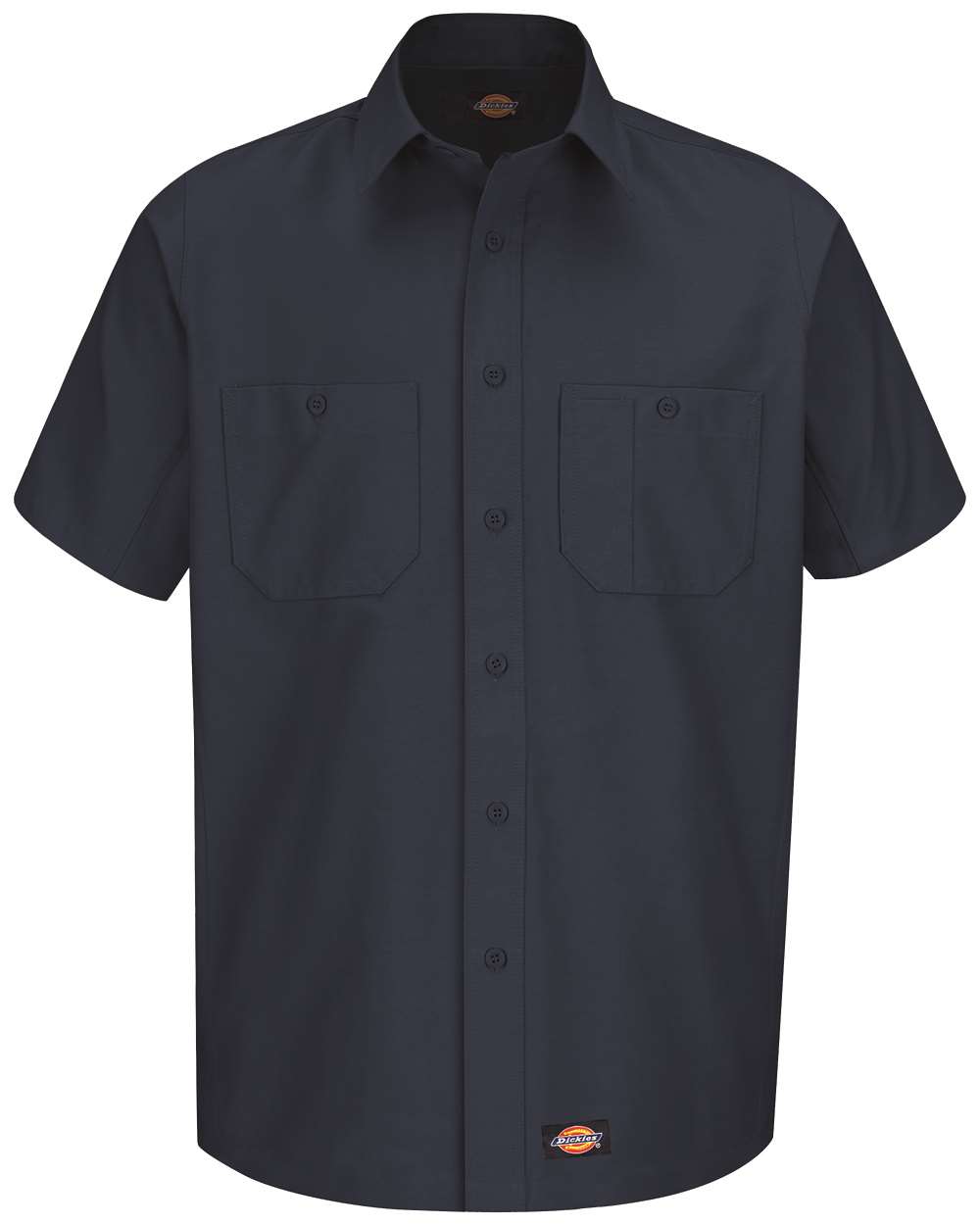 Dickies Men's Tall Short Sleeve Work Shirt. WS20T - Navy