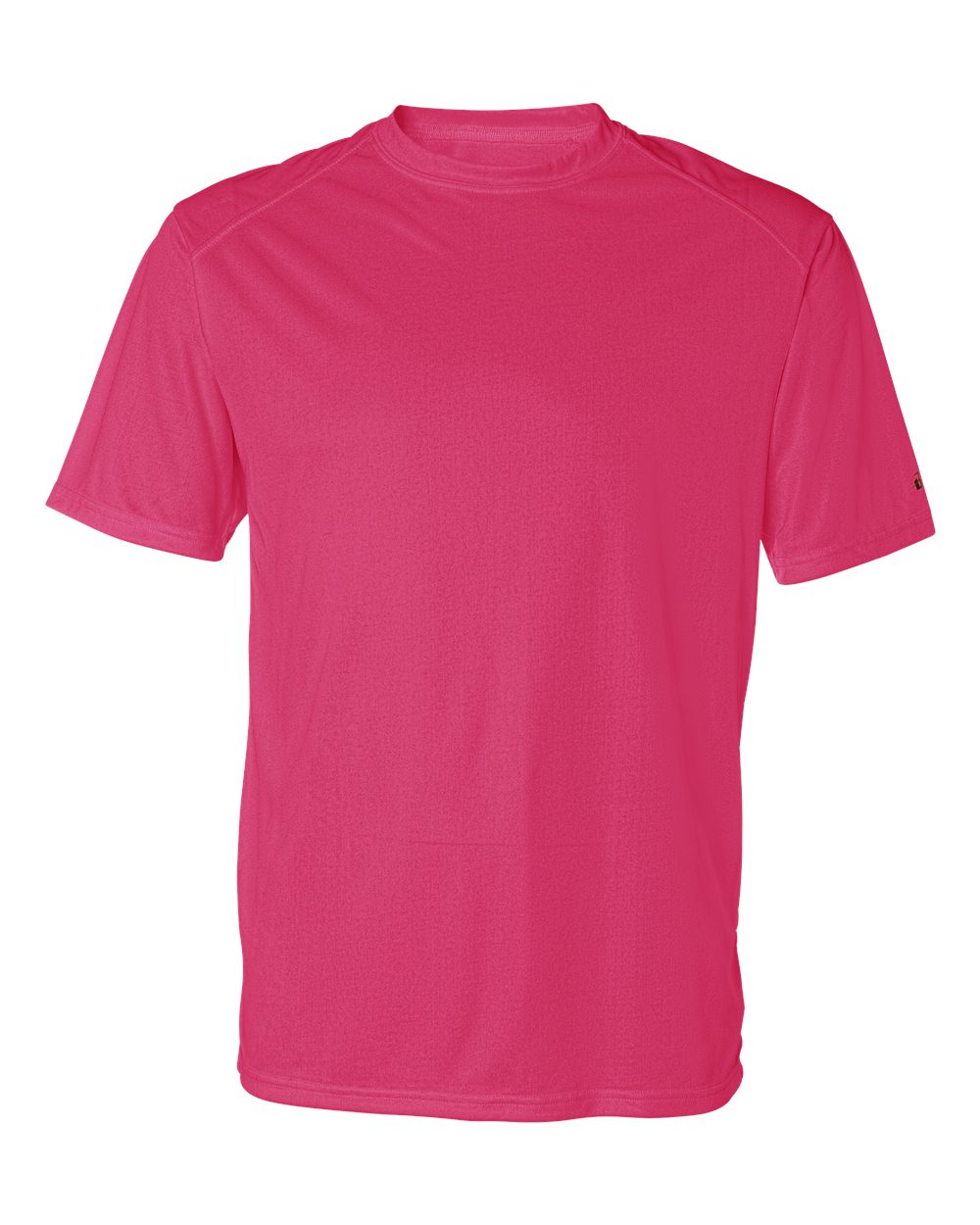 Badger Men's B-Core Sport Shoulders T-Shirt. 4120 - Hot Coral