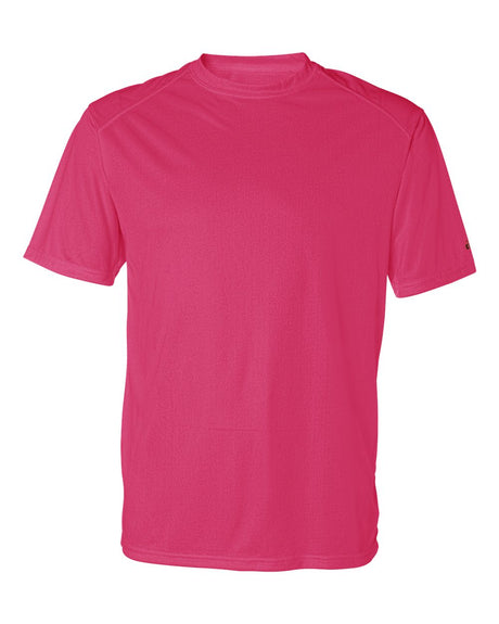 Badger Men's B-Core Sport Shoulders T-Shirt. 4120 - Hot Coral