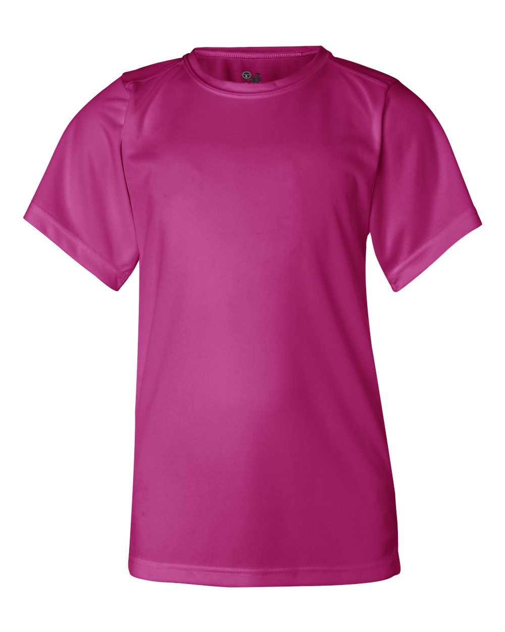 Badger Youth B-Core T-Shirt. 2120 - Hot Pink