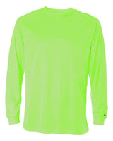 Badger Unisex B-Core Long Sleeve T-Shirt. 4104 - Lime