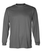 Badger Unisex B-Core Long Sleeve T-Shirt. 4104 - Graphite