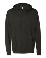 Independent Trading Co. Unisex Lightweight Hooded Pullover T-Shirt. SS150J - Charcoal Heather