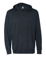 Independent Trading Co. Unisex Lightweight Hooded Pullover T-Shirt. SS150J - Classic Navy Heather