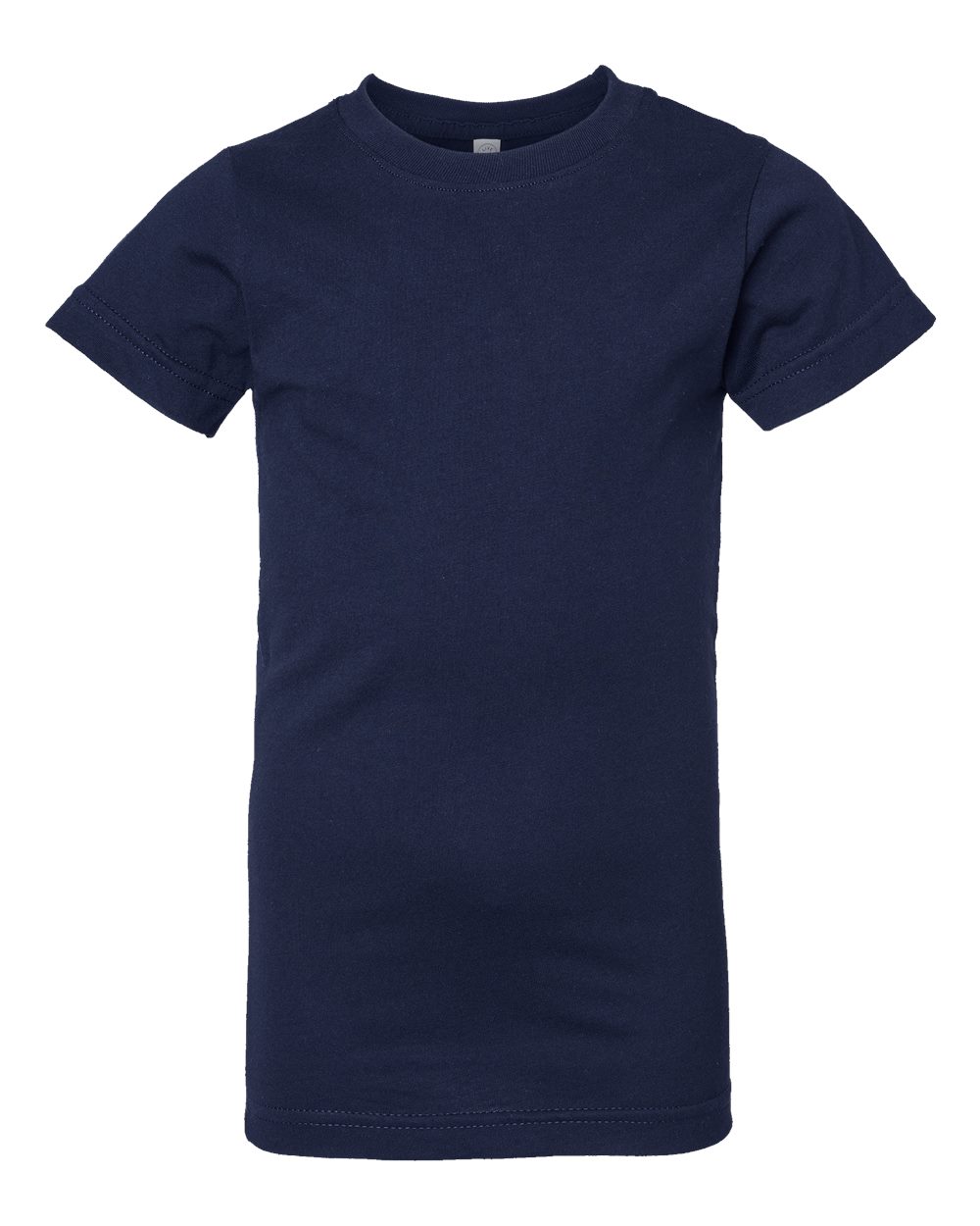 LAT Girls' Fine Jersey Tee. 2616 - Navy