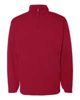 Badger Men's Performance Quarter-Zip Pullover. 1480 - Red