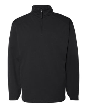 Badger Men's Performance Quarter-Zip Pullover. 1480 - Black