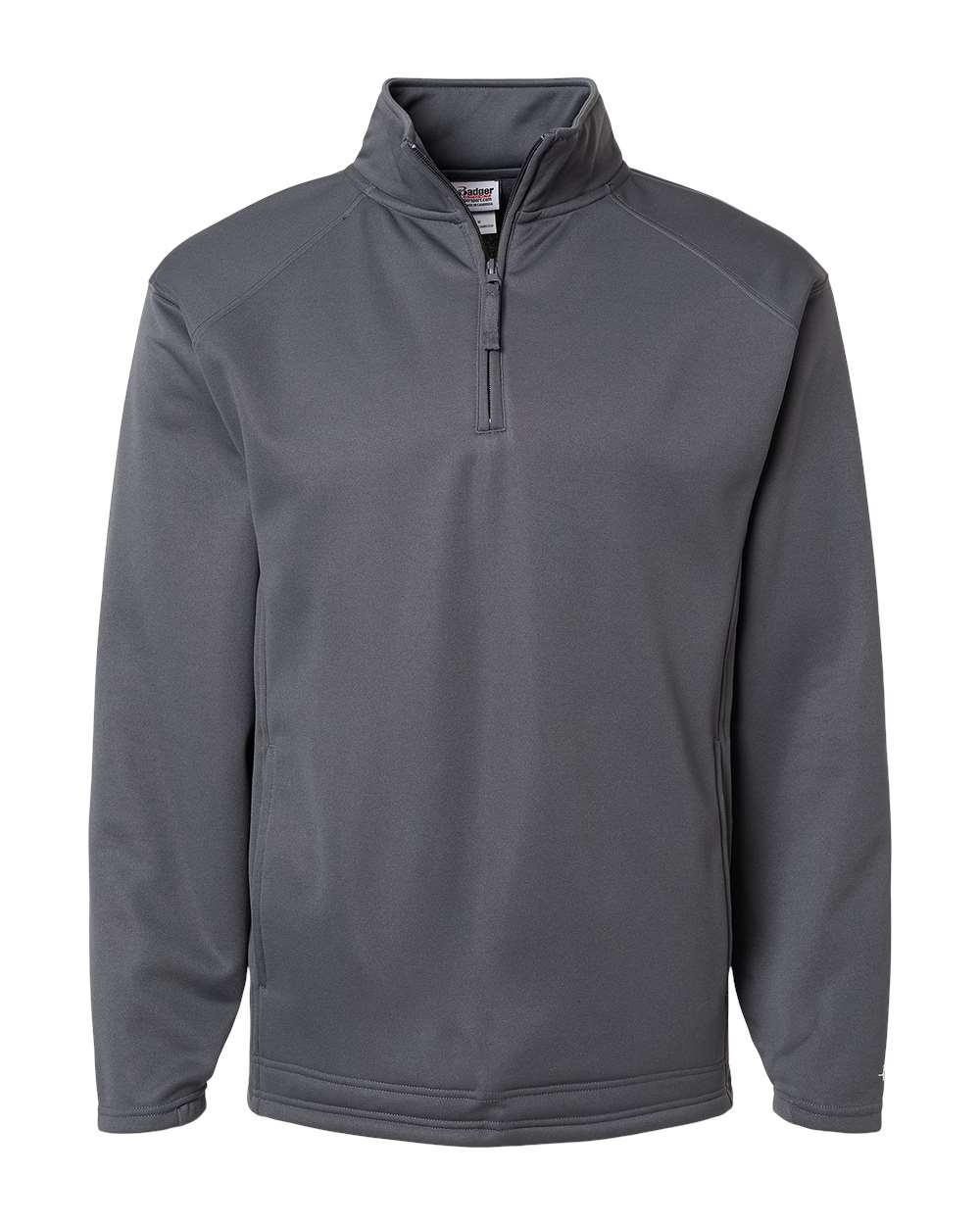 Badger Men's Performance Quarter-Zip Pullover. 1480 - Graphite